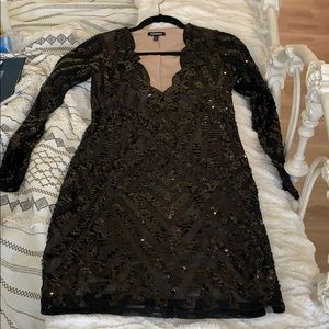 Express sequin dress